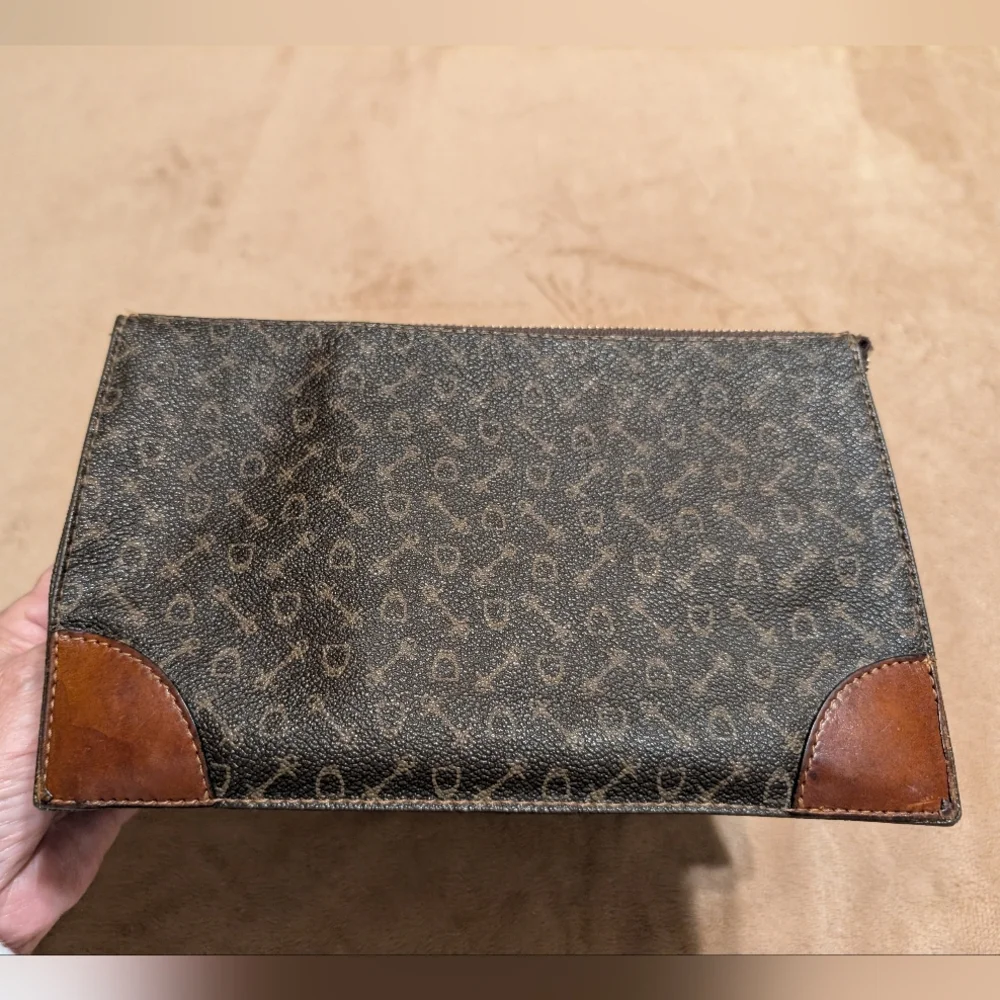 Vintage 1970's "Why Browns" Cosmetic Bag - Picture 1 of 16